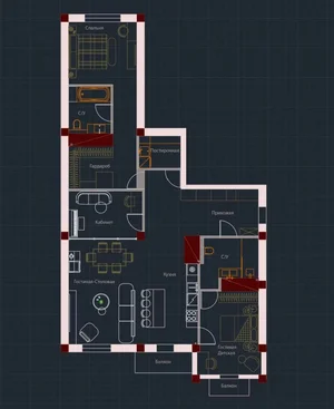 Фото 10 3-комн. квартира в Мирабадском районе