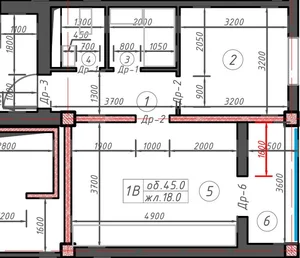 Фото 2 2-комн. квартира в Махтумкули