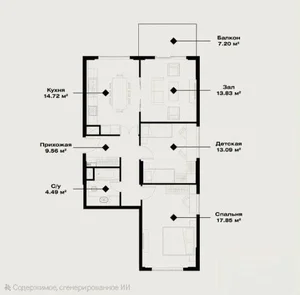 Фото 1 Квартира в Бизнес класс от Голден Хаус