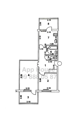 Фото 1 2-комн. квартира в Корзинка
