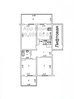 Фото 10 3-комн. квартира в Макро