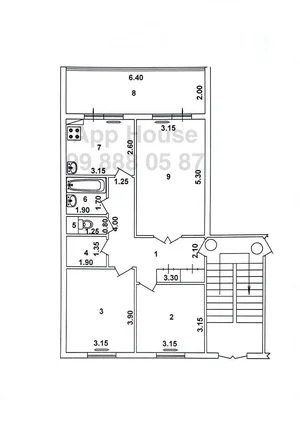 Фото 9 3-комн. квартира в Кадышеве