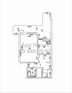 Фото 8 2-комн. квартира в Тузель2