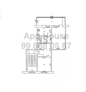 Фото 10 2-комн. квартира в Кадышева