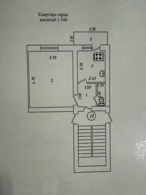 Фото 6 1-комн. квартира в Чиланзаре