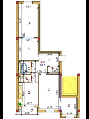 Фото 2 4-комн. квартира в Мирабадский район