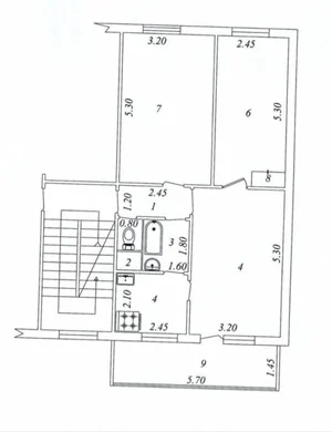 Фото 10 3-комн. квартира в Миразo Улугбекский Район