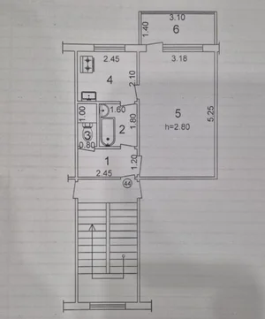 Фото 7 1-комн. квартира в Миразo Улугбекском районе