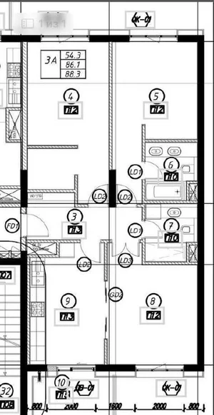 Фото 4 3-комн. квартира в Oz Mahal