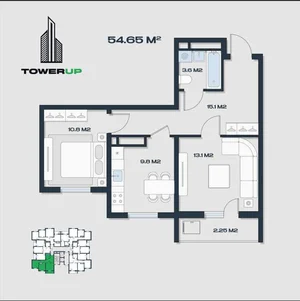 Фото 7 2-комн. квартира в Местный  Аэропорт