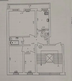 Фото 10 3-комн. квартира в Ор-р Паркентский