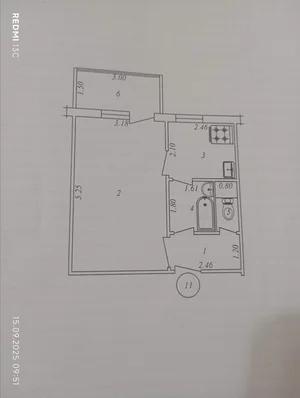 Фото 3 1-комн. квартира в Мирзо-Улугбекском районе