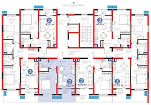 Фото 6 2-комн. квартира в Ж/К BI Sado Business
