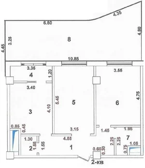 Фото 1 3-комн. квартира в ЖК Кох Ота