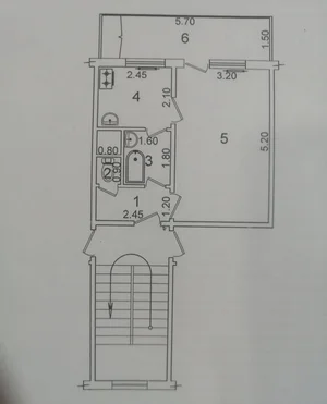 Фото 1 1-комн. квартира в Юнусабаде