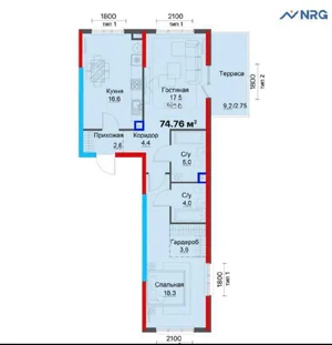 Фото 1 3-комн. квартира в Мирзо-Улугбекском районе