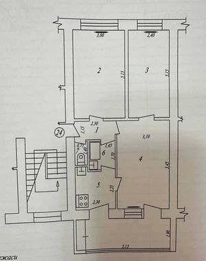 Фото 7 3-комн. квартира в Интерпол
