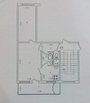Фото 1 2-комн. квартира в Юнусабад6