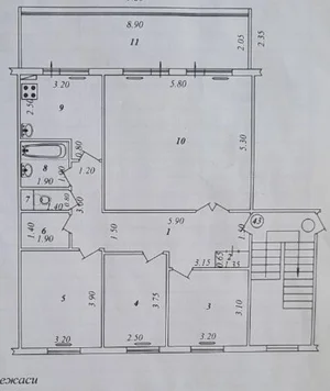 Фото 6 5-комн. квартира в Яшнабадский район