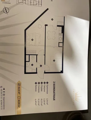 Фото 10 2-комн. квартира в ЖК Imperial Club City