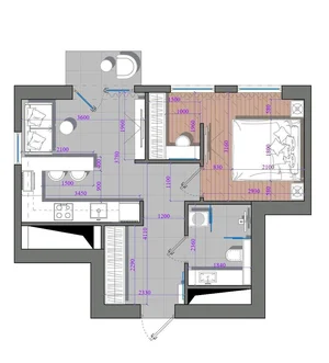 Фото 6 2-комн. Комната в Мирабад Авенью