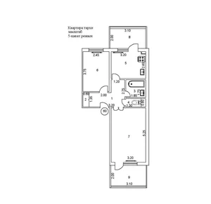 Фото 9 2-комн. квартира в Яшнобадском районе