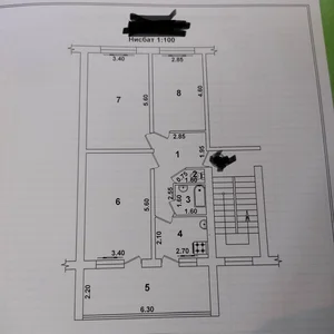 Фото 1 3-комн. квартира в Яккасарайский район