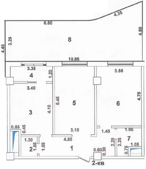 Фото 6 3-комн. Комната в ЖК Кох Ота