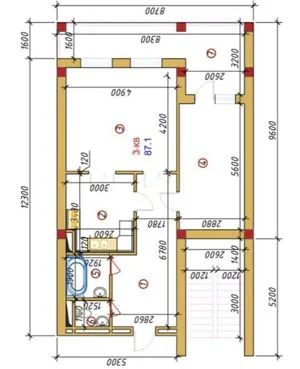 Фото 2 3-комн. квартира в Nukus avenue