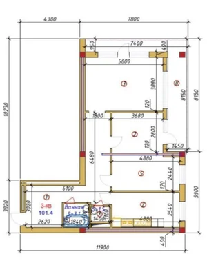 Фото 2 4-комн. квартира в Яккасарайсикй Район