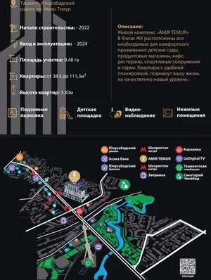 Фото 2 3-комн. квартира в Юнусабадском районе