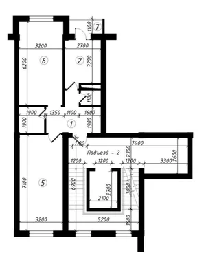 Фото 2 3-комн. квартира в Яшнабадском районе