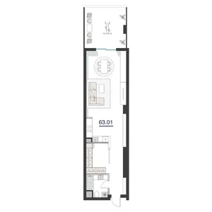 Фото 3 2-комн. квартира в Шайхантахурском районе