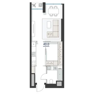 Фото 3 2-комн. квартира в Tashkent city