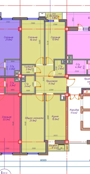 Фото 5 3-комн. квартира в Город