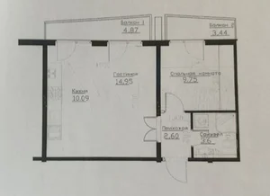 Фото 3 2-комн. квартира в Nur