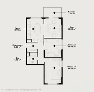 Фото 5 3-комн. квартира в Мирзо-Улугбекском районе