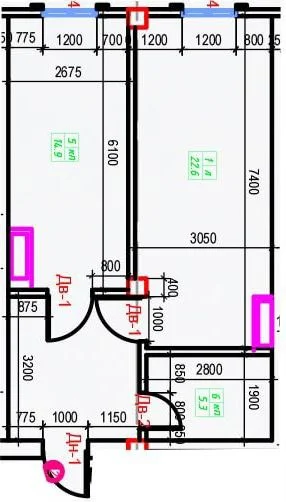 Фото 2 Квартира в Жк Obi Hayot