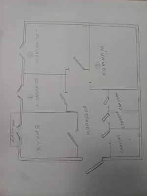 Фото 2 3-комн. квартира в Юнусабаде