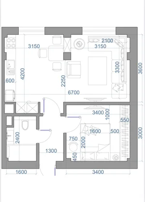 Фото 10 1-комн. квартира в Rахат круг / 40-лет / Алмаз