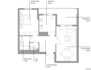 Фото 3 3-комн. квартира в Мирабадском районе