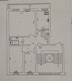 Фото 10 3-комн. квартира в Яшнабадском районе